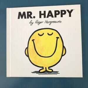 Mr. Happy Hardback Book Rare Grolier Publishers 1980